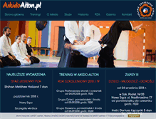 Tablet Screenshot of aikidoalton.pl